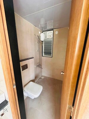 Bathroom in 2 BHK Apartment at Rama Fusion Towers, Hinjewadi – for Rent