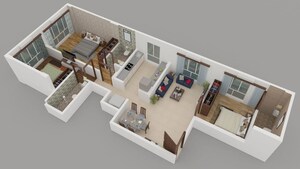 Team Area in 2 BHK Apartment at Unique Shanti Sparsh, Andheri East – for Sale