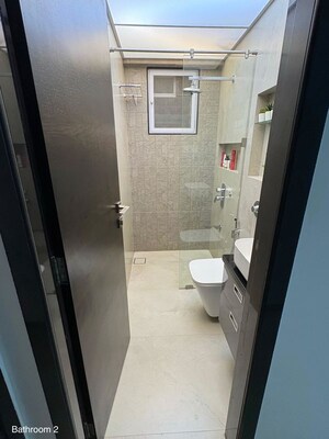 Bathroom in 3 BHK Apartment at Padwal Nagar – for Rent