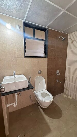 Bathroom in 2 BHK Apartment at Kohinoor Sportsville, Hinjewadi – for Rent
