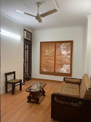 Living Room in 4 BHK Builder Floor at Safdarjung Enclave – for Rent