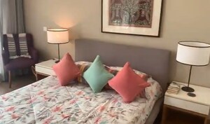 Living Room in 3.5 BHK Apartment at Godrej Palm Retreat, Sector 150 – for Sale