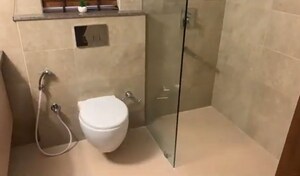 Bathroom in 3.5 BHK Apartment at Godrej Palm Retreat, Sector 150 – for Sale