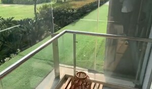 Balcony in 3.5 BHK Apartment at Godrej Palm Retreat, Sector 150 – for Sale