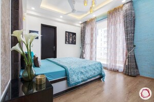Bedroom in 3 BHK Builder Floor at Vasant Vihar – for Rent