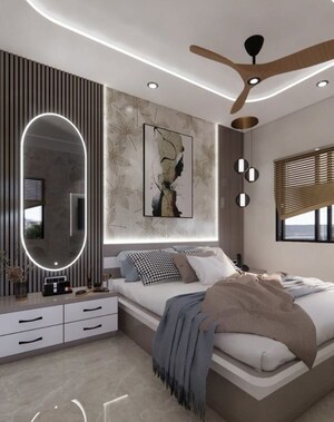 Living Room in 4 BHK Builder Floor at Vasant Vihar – for Rent
