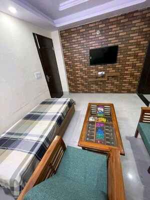 Living Room in 1 BHK Apartment at Amanora Future Towers, Hadapsar – for Rent
