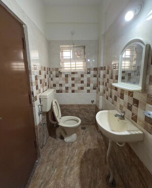 Bathroom in 1 BHK Builder Floor at Murugesh Palya – for Rent