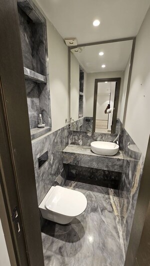 Bathroom in 4 BHK Builder Floor at South City 1 – for Rent