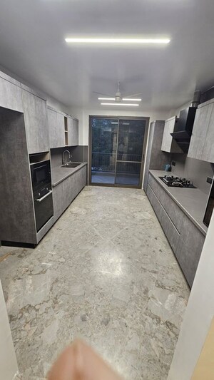 Kitchen in 4 BHK Builder Floor at South City 1 – for Rent