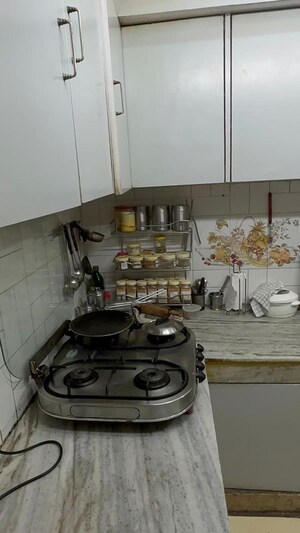 Kitchen in 2 BHK Builder Floor at Ashoka Enclave – for Rent