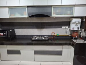 Kitchen in 3 BHK Apartment at Satellite – for Sale