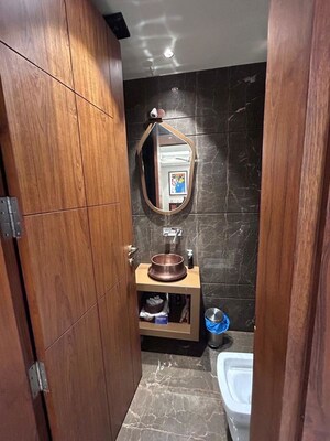 Bathroom in 4 BHK Apartment at Greater Kailash I – for Rent