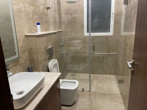 Bathroom in 3.5 BHK Builder Floor at Vatika INXT City Center, Sector 83 – for Rent