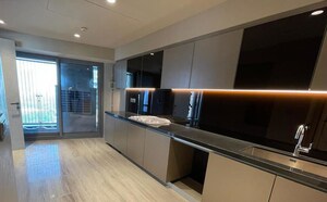 Kitchen in 3 BHK Apartment at Lodha World View, Worli – for Sale