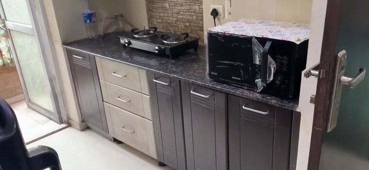 Kitchen, prateek-wisteria 3 Bedroom 1560 Sq.Ft. Apartment In Sector 77 Noida 10471934