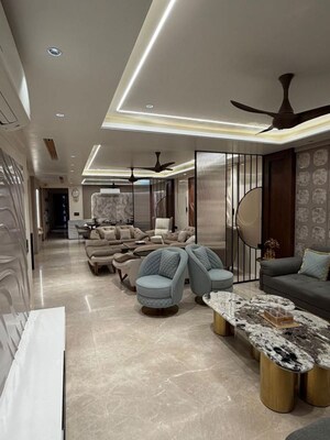 Living Room in 4 BHK Builder Floor at Greater Kailash ii – for Sale