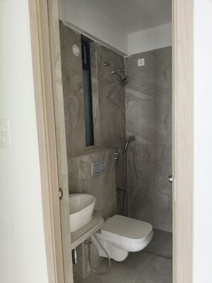 Bathroom in 2 BHK Apartment at Chandak Cornerstone, Worli – for Rent