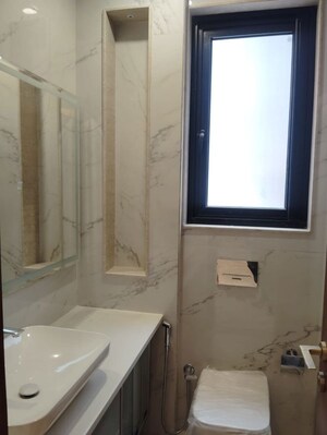 Bathroom in 3 BHK Builder Floor at Greater Kailash I – for Rent