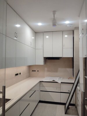 Kitchen in 3 BHK Builder Floor at Greater Kailash I – for Rent