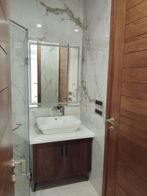 Bathroom in 3 BHK Builder Floor at Greater Kailash I – for Rent