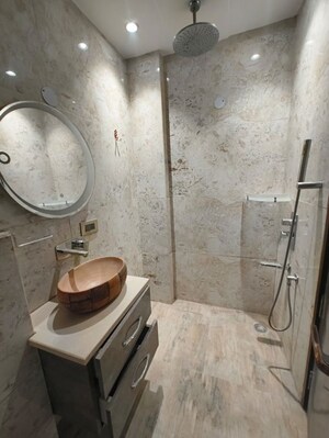 Bathroom in 3 BHK Apartment at Greater Kailash I – for Sale