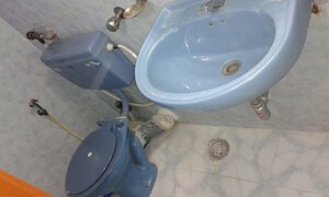 Bathroom in 2 BHK Apartment at Serenity Complex, Andheri West – for Rent