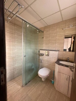 Bathroom in 3 BHK Apartment at Conscient Heritage Max, Sector 102 – for Rent