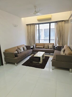 Living Room in 3 BHK Apartment at Thaltej – for Rent