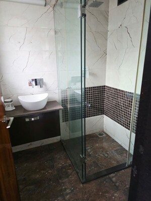 Bathroom in 3 BHK Apartment at Thaltej – for Rent