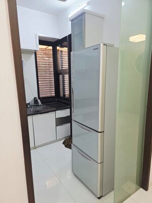 Staircase in 3 BHK Apartment at Thaltej – for Rent