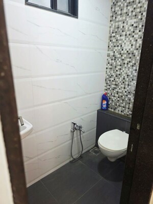 Bathroom in 3 BHK Apartment at Thaltej – for Rent