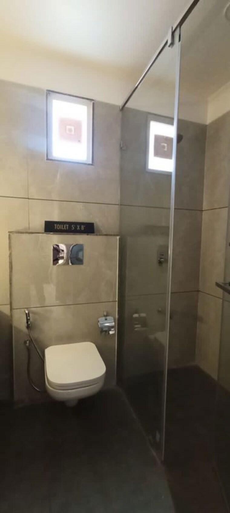 Washroom, courtyard-palladium 3 Bedroom 1223 Sq.Ft. Apartment In Bhayli Vadodara 10439163
