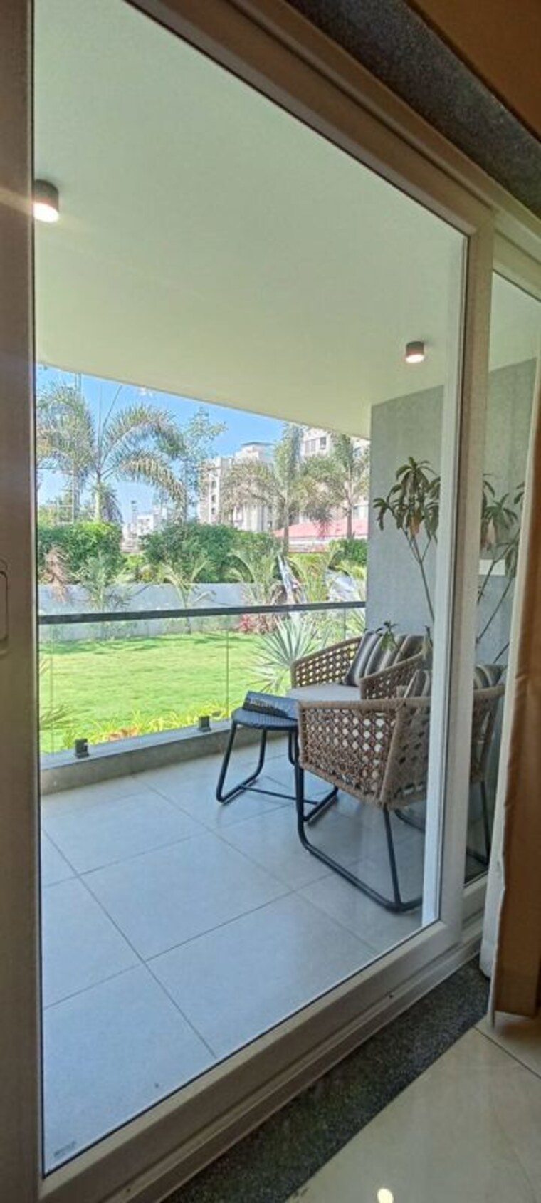 Balcony, courtyard-palladium 3 Bedroom 1223 Sq.Ft. Apartment In Bhayli Vadodara 10439163