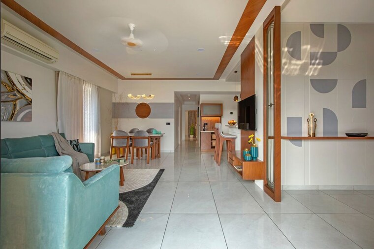 Living Room, the-palace-green-life 3 Bedroom 1250 Sq.Ft. Apartment In New Alkapuri Vadodara 10478420