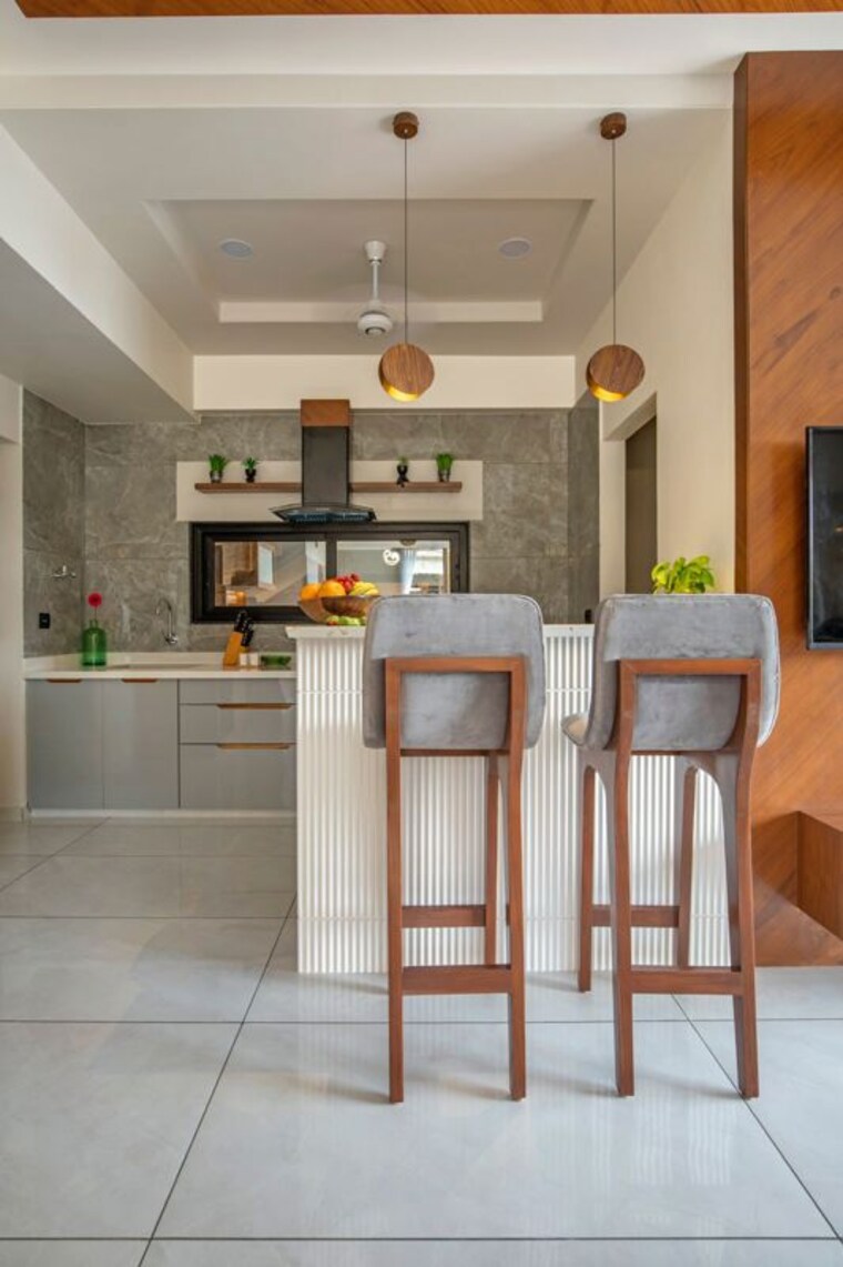 Kitchen, the-palace-green-life 3 Bedroom 1250 Sq.Ft. Apartment In New Alkapuri Vadodara 10478420