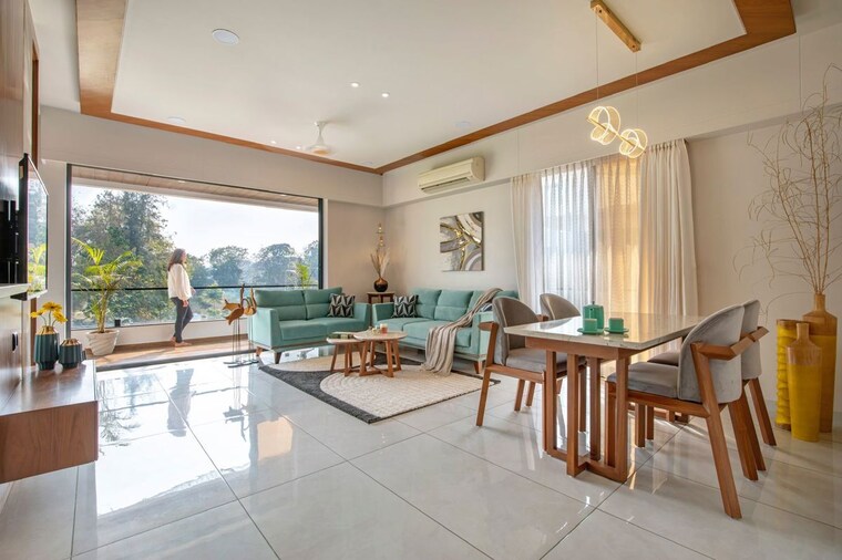 Living Room, the-palace-green-life 3 Bedroom 1250 Sq.Ft. Apartment In New Alkapuri Vadodara 10478420