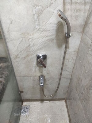 Bathroom in 4 BHK Apartment at L&T Crescent Bay T2, Parel – for Sale