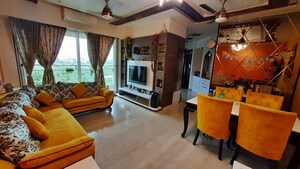 Building Lobby in 3.5 BHK Apartment at Akshar Shreeji Heights, Seawoods – for Rent