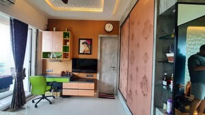 Building Lobby in 3.5 BHK Apartment at Akshar Shreeji Heights, Seawoods – for Rent