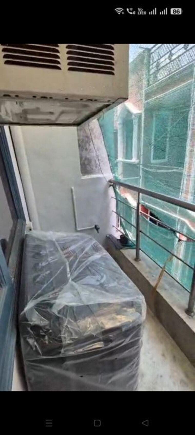 Balcony, kalkaji 1 Bedroom 580 Sq.Ft. Builder Floor In Kalkaji Delhi 10480926