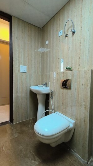 Bathroom in 3 BHK Apartment at Motia Harmony Greens, Kishanpura – for Sale