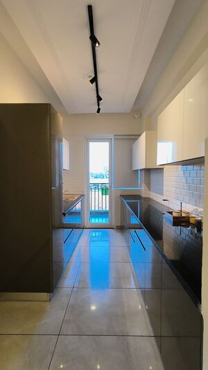 Building Lobby in 3 BHK Apartment at Motia Harmony Greens, Kishanpura – for Sale