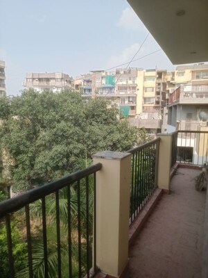 Balcony in 2 BHK Apartment at Vasant Kunj – for Rent