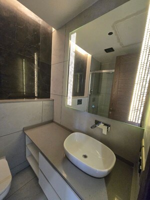Bathroom in 4 BHK Builder Floor at Unitech Deerwood Chase, Nirvana Country – for Sale
