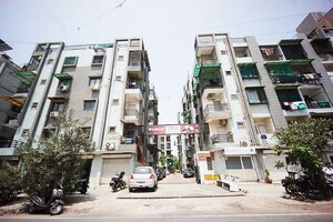 2 BHK Apartment – Exterior View View at New Ranip - for Sale