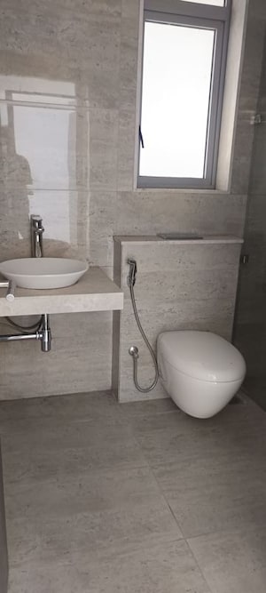 Bathroom in 3 BHK Apartment at Oberoi Sky City, Borivali East – for Rent