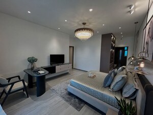 Living Room in 3 BHK Apartment at M3M Woodshire, Sector 107 – for Sale