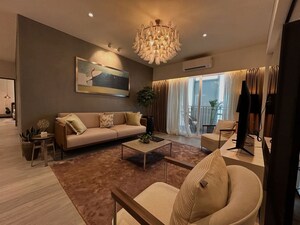 Living Room in 3 BHK Apartment at M3M Woodshire, Sector 107 – for Sale