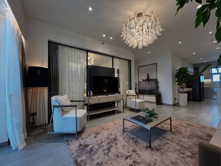 Living Room, m3m-woodshire 3 Bedroom 2361 Sq.Ft. Apartment In Sector 107 Gurgaon 10481124